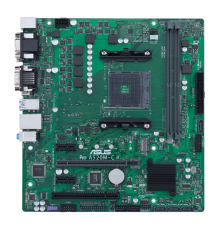 Материнская плата ASUS PRO A520M-C II/CSM, Socket AM5, A620, 2*DDR4,  DP+DVI-D+VGA+HDMI, 4xSATA3, Audio, Gb LAN, USB 3.2, USB 2.0, COM port, mATX; 90MB18F0-M0EAYC (PRO A520M-C II/CSM)