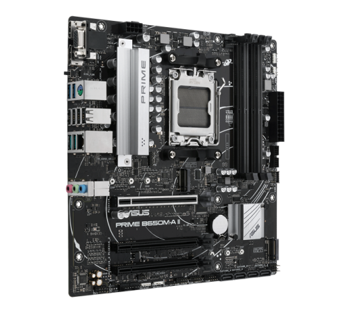Материнская плата ASUS PRIME B650M-A II-CSM, Socket AM5, B650, 4*DDR5, HDMI+DP+VGA, 4xSATA3 + RAID, M2, Audio, Gb LAN, USB 3.2, USB 2.0, mATX; 90MB1EH0-M0EAY0 (PRIME B650M-A II-CSM)