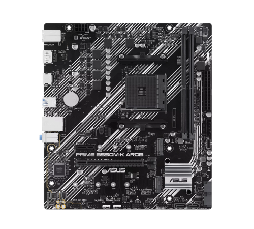Материнская плата ASUS PRIME B550M-K ARGB, Socket AM4, B550, 2*DDR4, DP+HDMI, SATA3 + RAID, Audio, Gb LAN, USB 3.2, USB 2.0, COM*1 header (w/o cable), mATX ; 90MB1GC0-M0EAY0 (PRIME B550M-K ARGB)