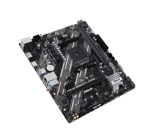 Материнская плата ASUS PRIME B550M-K ARGB, Socket AM4, B550, 2*DDR4, DP+HDMI, SATA3 + RAID, Audio, Gb LAN, USB 3.2, USB 2.0, COM*1 header (w/o cable), mATX ; 90MB1GC0-M0EAY0 (PRIME B550M-K ARGB)