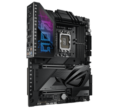 Материнская плата ASUS ROG MAXIMUS Z790 DARK HERO, LGA1700, Z790, 4*DDR5, HDMI, 6xSATA3 + RAID, M2, Audio, Gb LAN, USB 3.2, USB 2.0, ATX;90MB1F90-M0EAY0 (ROG MAXIMUS Z790 DARK HERO)