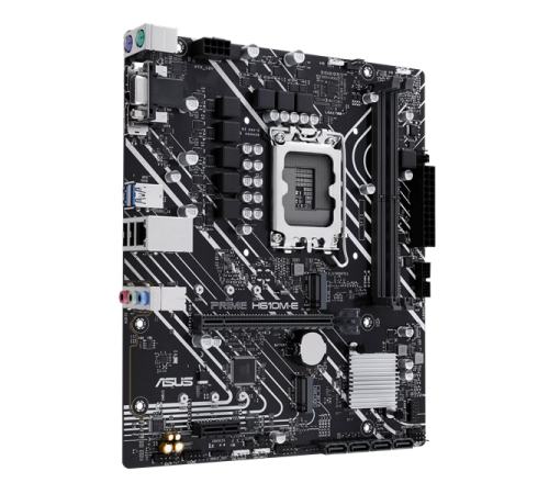 Материнская плата ASUS PRIME H610M-E-CSM, LGA1700, H610, 2*DDR5, DP+VGA + HDMI, SATA3, Audio, Gb LAN, USB 3.2, USB 2.0, COM*1 header (w/o cable), mATX ; 90MB1G10-M0EAYC (PRIME H610M-E-CSM)