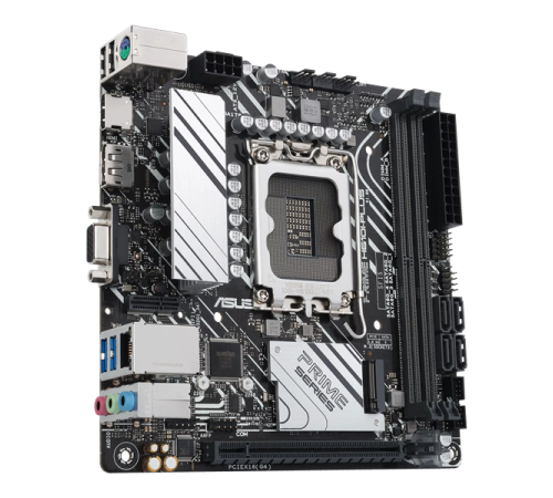 Материнская плата ASUS PRIME H610I-PLUS-CSM, LGA1700, B610, 2*DDR5, VGA+DP+HDMI, SATA 6.0, M.2, USB 3.2, USB 2.0,  mITX; 90MB1GB0-M0EAYC (PRIME H610I-PLUS-CSM)