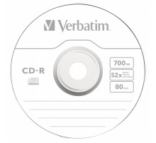 Диск CD-R Verbatim 700Mb 52x Cake Box (10шт) (43437)