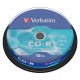 Диск CD-R Verbatim 700Mb 52x Cake Box (10шт) (43437)