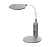 Camelion KD-862  C09 серый LED(Свет-к наст, 10Вт, 580 лм Сенсорное управление, регулировка яркости и цветовой температуры)