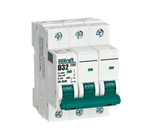 Выключатель автоматический модульный 3п D 32А 6кА ВА-103M без теплозащиты DEKraft 12559DEK