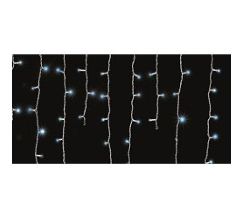 NEON-NIGHT (255-013) Гирлянда Айсикл {(бахрома) светодиодный, 1,8 х 0,5 м., белый провод, 220В, диоды синие} NEON-NIGHT (255-013) Гирлянда Айсикл {(бахрома) светодиодный, 1,8 х 0,5 м., белый провод, 220В, диоды синие}