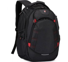 Рюкзак SUMDEX PJN-303 BK нейлон, черная, до 16"