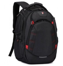 Рюкзак SUMDEX PJN-303 BK нейлон, черная, до 16"