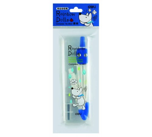 Циркуль Deli E8622 корпус ассорти пластик Циркуль Deli E8622 корпус ассорти пластик