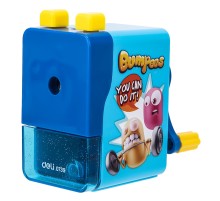 Точилка для карандашей механическая Deli E0739 1 отверстие пластик ассорти