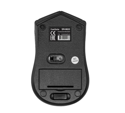 Exegate EX269648RUS Беспроводная мышь Exegate SR-9022 <black, optical, 3btn/scroll, 1000dpi, USB> Color box
