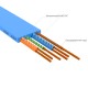 GCR Патч-корд PROF плоский прямой 7.5m, UTP медь кат.6, синий, 30 AWG, ethernet high speed 10 Гбит/с, RJ45, T568B, GCR-52877 Greenconnect RJ45(m) - RJ45(m) Cat. 7 U/UTP PVC 7.5м (GCR-52877)