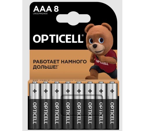 Батарея BASIC AAA 8 PCS 5051009 OPTICELL