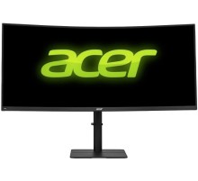 МОНИТОР 34" Acer CZ342CURHbmiphuzx Black (VA, изогнутый, 3440x1440, 100Hz, 1 ms, 178°/178°, 300 cd/m, 3000:1, +HDMI 2.0)