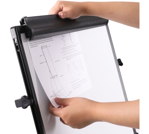 Флипчарт Deli 7892 лак 90x60см на треноге белый с аксессуарами