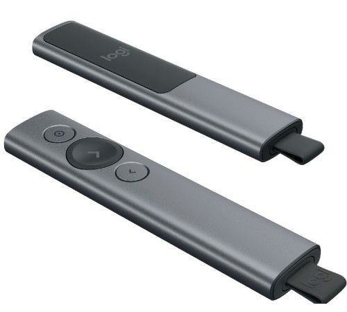Презентер Logitech Spotlight Radio USB (30м) серый