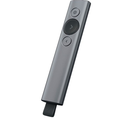 Презентер Logitech Spotlight Radio USB (30м) серый