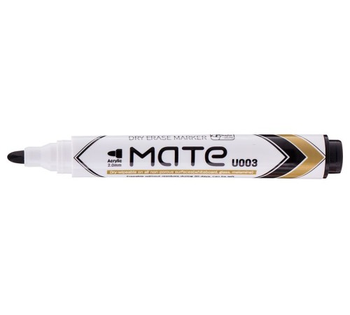 Маркер для досок Deli EU00320 Mate круглый пиш. наконечник 2мм черный