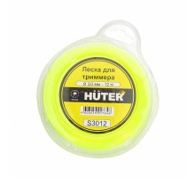 Леска для садовых триммеров Huter S3012 d=3мм L=12м для Huter GGT-1900S(T) (71/2/2)