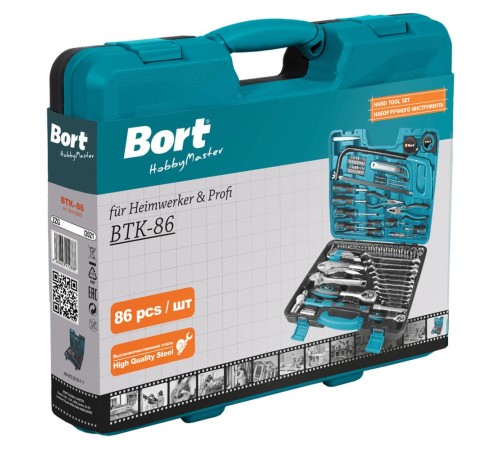 Bort BTK-86 Набор ручного инструмента [93412888]