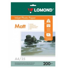 Фотобумага Lomond 0102052 A4/200г/м2/25л./белый матовое/матовое для струйной печати
