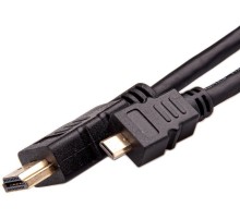 Кабель HDMI-19M --- MicroHDMI-19M ver 2.0+3D/Ethernet,1m Telecom <TCG206-1M> VCOM Telecom HDMI (m) - micro-HDMI (m) 1м (TCG206-1M)
