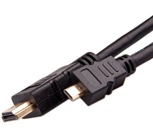 Кабель HDMI-19M --- MicroHDMI-19M ver 2.0+3D/Ethernet,1m Telecom <TCG206-1M> VCOM Telecom HDMI (m) - micro-HDMI (m) 1м (TCG206-1M)