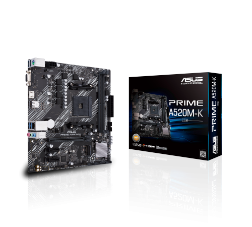 Материнская плата ASUS PRIME A520M-K (90MB1500-M0EAY0) Материнская плата ASUS PRIME A520M-K (90MB1500-M0EAY0)