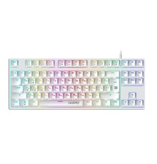 Defender Механическая клавиатура Ivory GK-579 RU, 87кн,1.5м,крас.свитчи, RGB [45579]