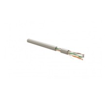 Кабель информационный Hyperline UUTP4R-C6-S23-IN-LSZH-GY-305 кат.6 U/UTP 4X2X23AWG LSZH внутренний 305м серый