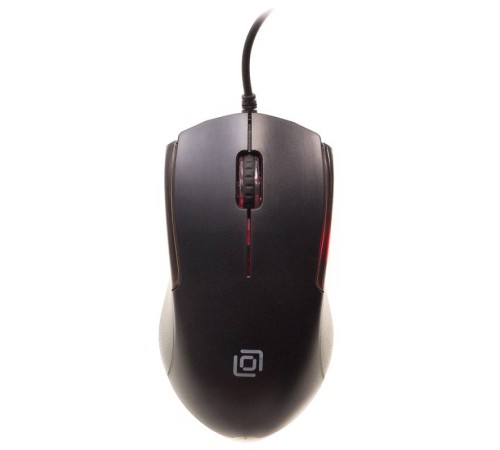 Мышь Оклик 245M черный оптическая (1000dpi) USB (3but)