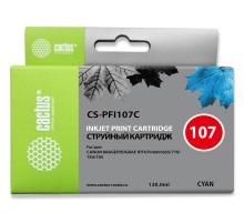 Картридж струйный Cactus CS-PFI107C синий (130мл) для Canon IP iPF670/iPF680/iPF685/iPF770/iPF780/iPF785/