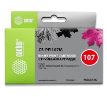 Картридж струйный Cactus CS-PFI107M пурпурный (130мл) для Canon IP iPF670/iPF680/iPF685/iPF770/iPF780/iPF785/
