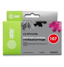 Картридж струйный Cactus CS-PFI107M пурпурный (130мл) для Canon IP iPF670/iPF680/iPF685/iPF770/iPF780/iPF785/