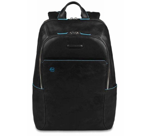 Рюкзак унисекс Piquadro Blue Square CA3214B2/N черный натур.кожа Рюкзак унисекс Piquadro Blue Square CA3214B2/N черный натур.кожа