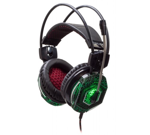 Наушники с микрофоном Оклик HS-L500G TOXIC черный 2.2м мониторные оголовье (HS-L500G) Наушники с микрофоном Оклик HS-L500G TOXIC черный 2.2м мониторные оголовье (HS-L500G)