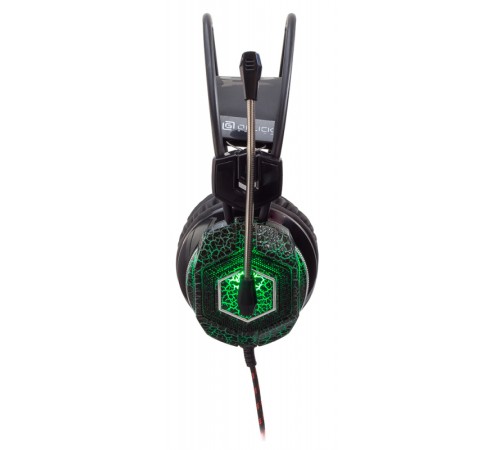 Наушники с микрофоном Оклик HS-L500G TOXIC черный 2.2м мониторные оголовье (HS-L500G) Наушники с микрофоном Оклик HS-L500G TOXIC черный 2.2м мониторные оголовье (HS-L500G)