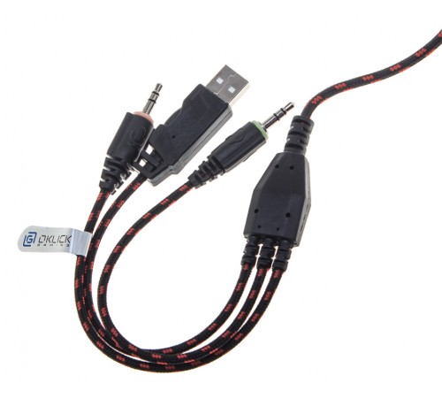 Наушники с микрофоном Оклик HS-L500G TOXIC черный 2.2м мониторные оголовье (HS-L500G) Наушники с микрофоном Оклик HS-L500G TOXIC черный 2.2м мониторные оголовье (HS-L500G)