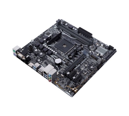 Материнская плата Asus PRIME A320M-K Soc-AM4 AMD A320 2xDDR4 mATX AC`97 8ch(7.1) GbLAN RAID+VGA+HDMI