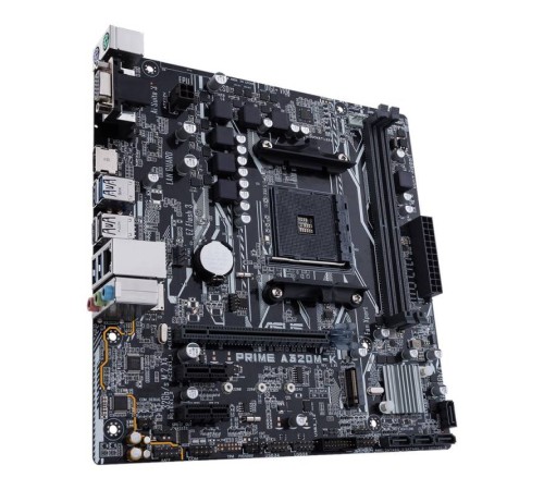 Материнская плата Asus PRIME A320M-K Soc-AM4 AMD A320 2xDDR4 mATX AC`97 8ch(7.1) GbLAN RAID+VGA+HDMI