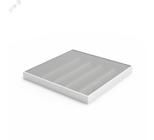 Светильник светодиодный универсальный LED ДВО 30 Вт MiR 3500 Лм 5000К 588х588х50 мм IP40 Грильято призма планки