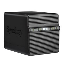 Система хранения данных Synology QC1,1GhzCPU/2GB/RAID0,1,10,5,6/up to 4HDDs SATA(3,5' or 2,5')/2xUSB3.2/2GigEth/iSCSI/2xIPcam(up to 30)/1xPS/2YW repl DS418 (DS423)