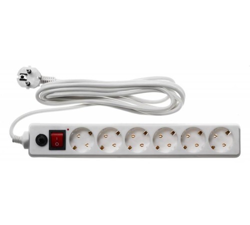 Сетевой фильтр Buro 600SH-16-3-W 3м (6 розеток) белый (коробка) Сетевой фильтр Buro 600SH-16-3-W 3м (6 розеток) белый (коробка)