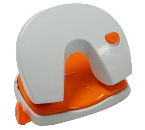 Дырокол Deli Vivid E0123 макс.:20лист. пластик ассорти/белый отв.:2 с линейкой