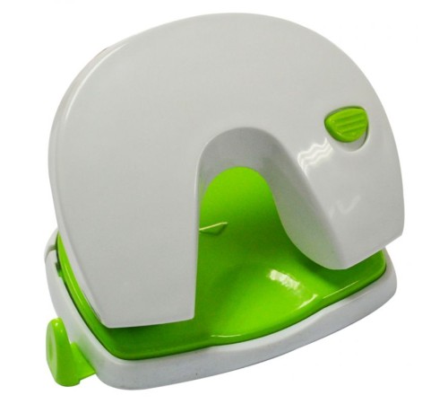 Дырокол Deli Vivid E0123 макс.:20лист. пластик ассорти/белый отв.:2 с линейкой