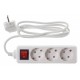 Сетевой удлинитель Buro BU-PS3.1/W 1.5м (3 розетки) белый (пакет ПЭ)