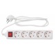Сетевой удлинитель Buro BU-PS5.1/W 1.5м (5 розеток) белый (пакет ПЭ)