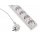 Сетевой удлинитель Buro BU-PS5.1/W 1.5м (5 розеток) белый (пакет ПЭ)